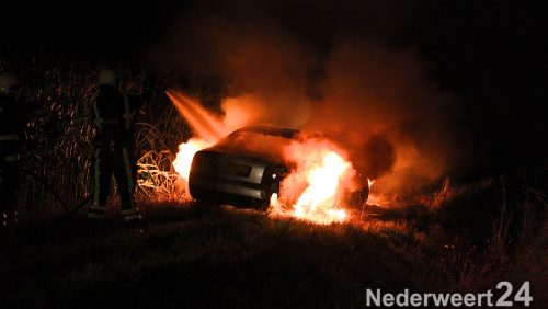 Autobrand Kruisstraat Nederweert Eind