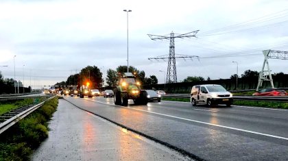 Boerenprotest-op-snelweg