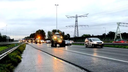 Boerenprotest-op-snelweg