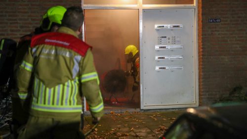 Brand in kelderbox aan Dillenburg Weert-4