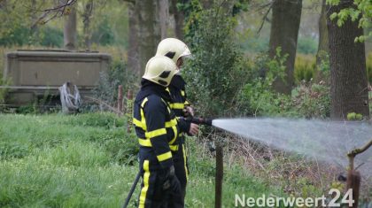 Donderdagavond was er een klein mini brandje op de Winnerstraat in Nederweert.