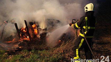 Buitenbrandje op Hulsen Nederweerrt