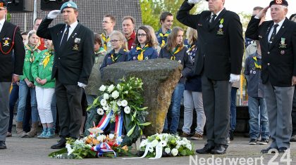 Dodenherdenking 4 mei 2013 Raadhuisplein Nederweert