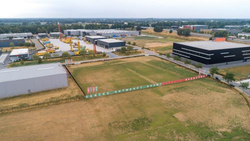 Dronefoto-bouw-Bakkerij-heerschap-Nederweert-1