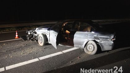 Eenzijdig ongeval A2 tussen Kelpen-Oler en Grathem