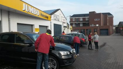 Explorers-Scouting-Nederweert-wassen-auto