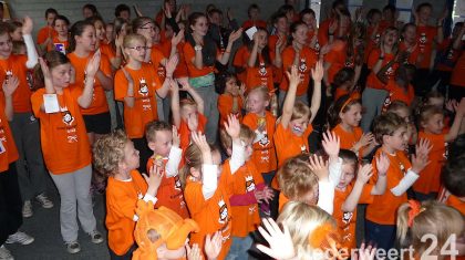 Ook basisschool de Bongerd heeft afgelopen vrijdag 26 april meegedaan aan de Koningsspelen.