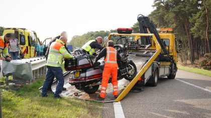 Motorrijder-botst-tegen-vangrail-op-A2-2