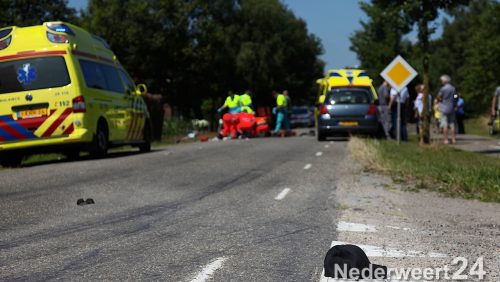 Mountainbiker zwaar gewond in Swartbroek Weert op de Ittervoorterweg