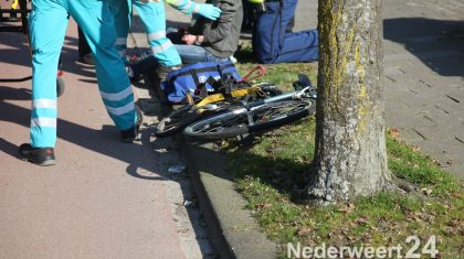 Ongeval fietser Maaseikerweg Weert