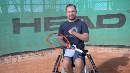 Rolstoeltennisser Sam Schröder Ospel 2023