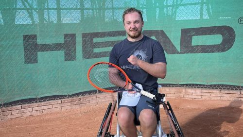 Rolstoeltennisser Sam Schröder Ospel 2023