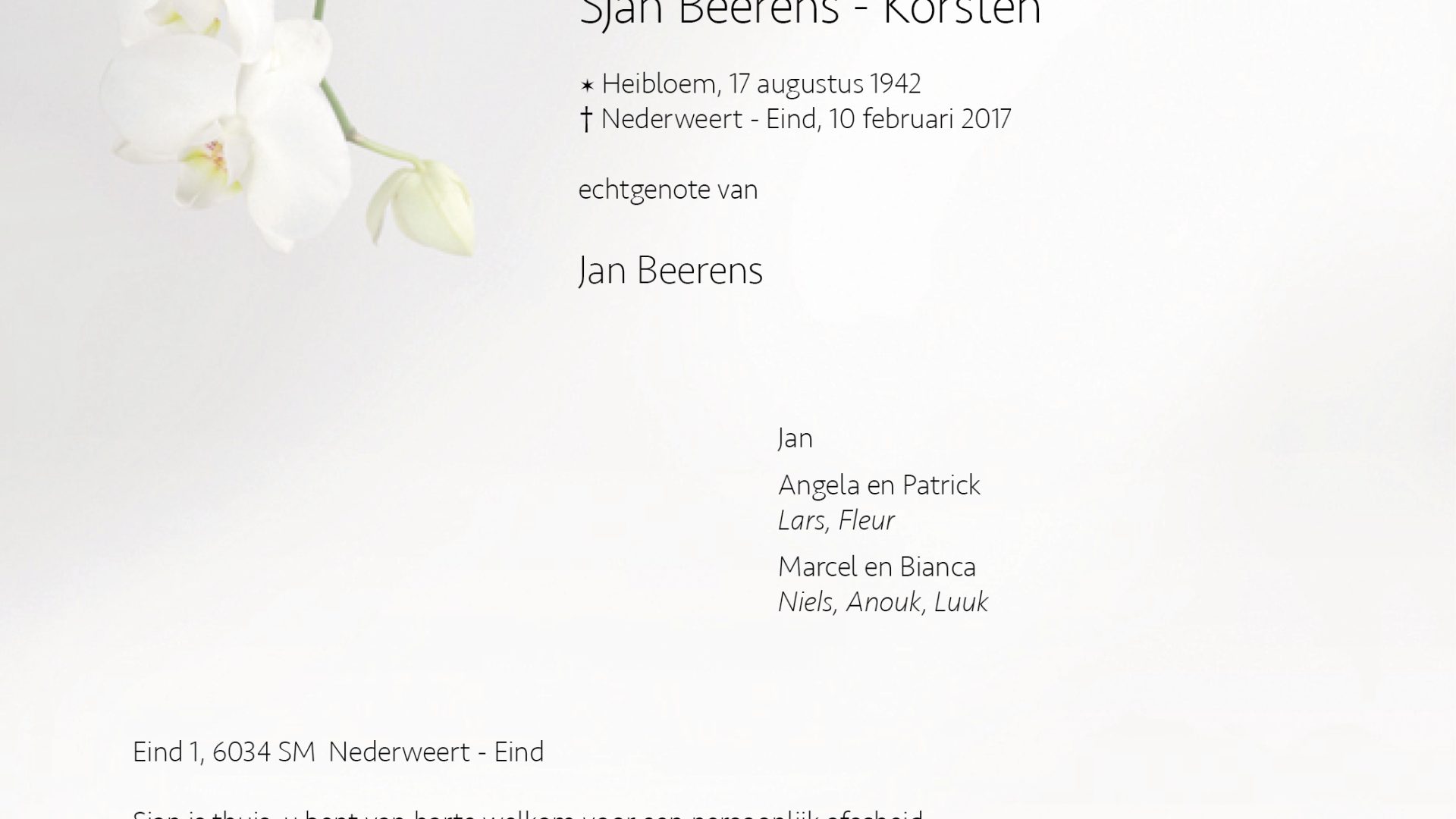 Rouwadvertentie-Sjan-Beerens-Korsten-Nederweert-Eind