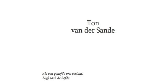 Rouwadvertentie-Ton-van-der-Sande