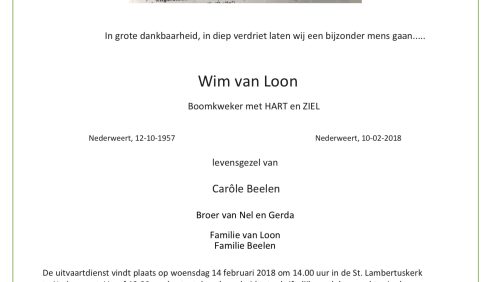 Rouwadvertentie-Wim-van-Loon