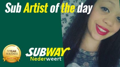 Subway-Nederweert-Sub-Artist-Nederweert-Tanisha