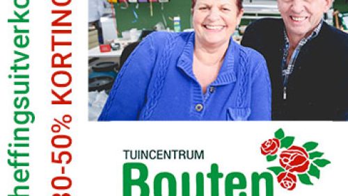 Tuincentrum-Bouten-opheffingsuitverkoop