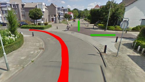 Verkeerssituatie-Schoolstraat-Nederweert