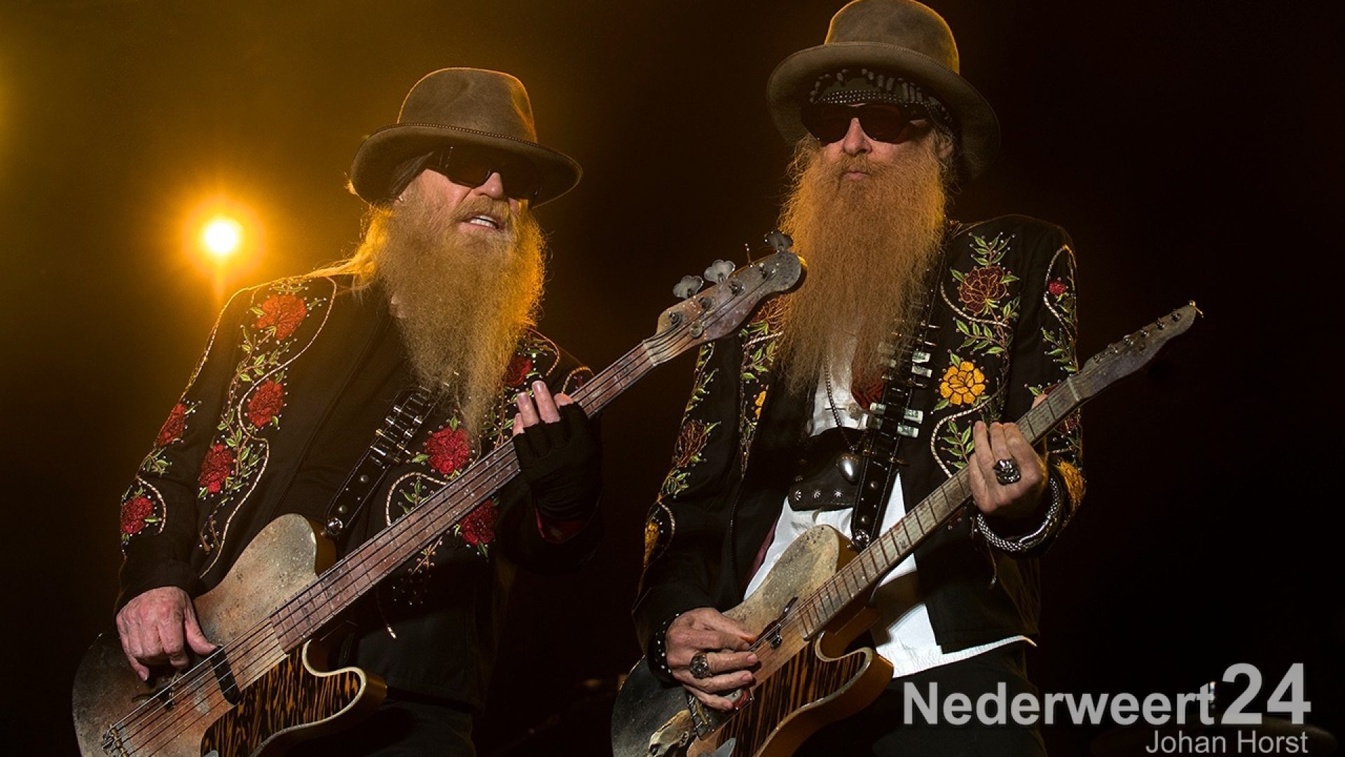 Hekkensluiter ZZ Top van het prachtig tweedaags festival Bospop 2013 in Weert