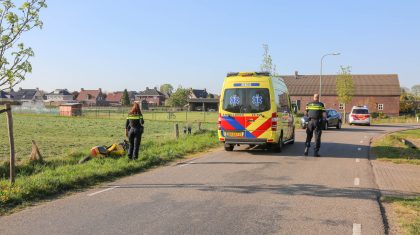 motorrijdster-belandt-in-greppel-Waatskamp-Ospel-1-1