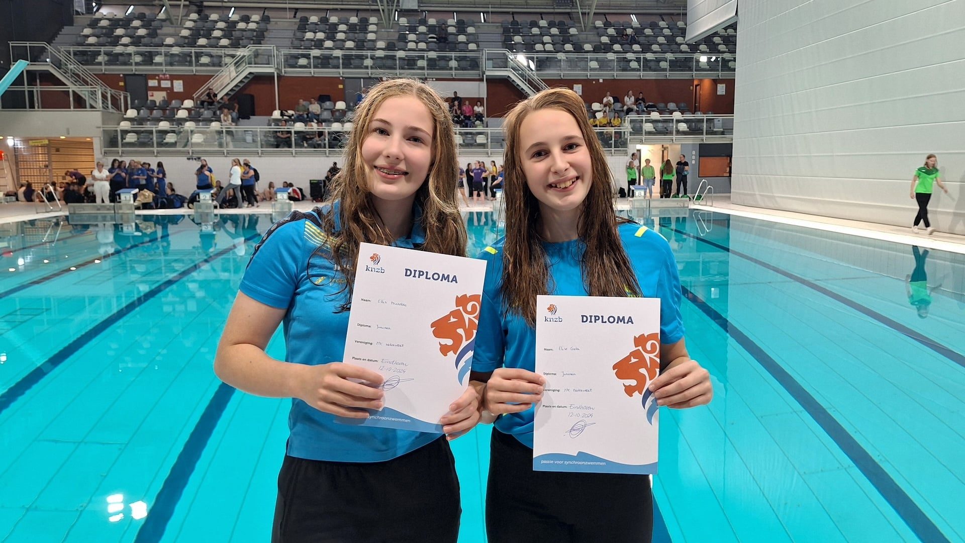 synchroonzwemsters naar Eindhoven